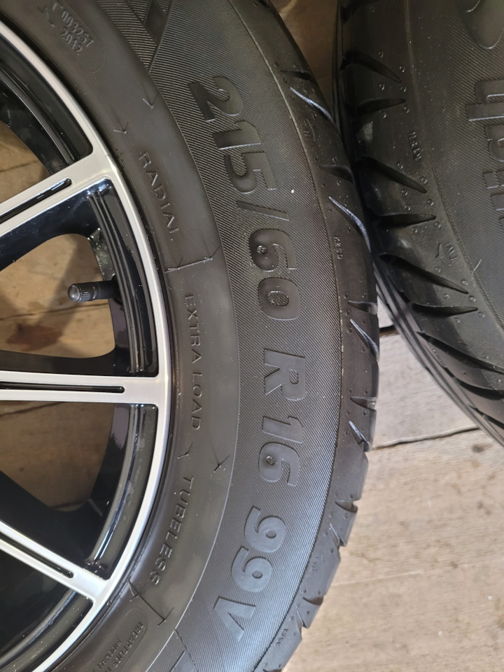 Шины летние Tigar 215/60 R16, литые диски SCAD 7Jx16 ET46 5x112 на ...