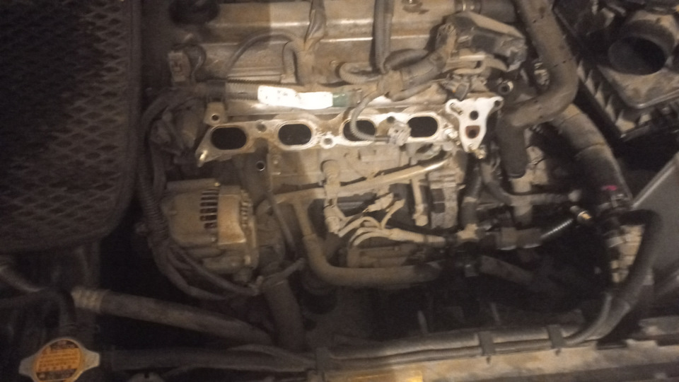 Очередная чистка егр и плиты. — Toyota E 140, 1,5 л, 2011 года ...