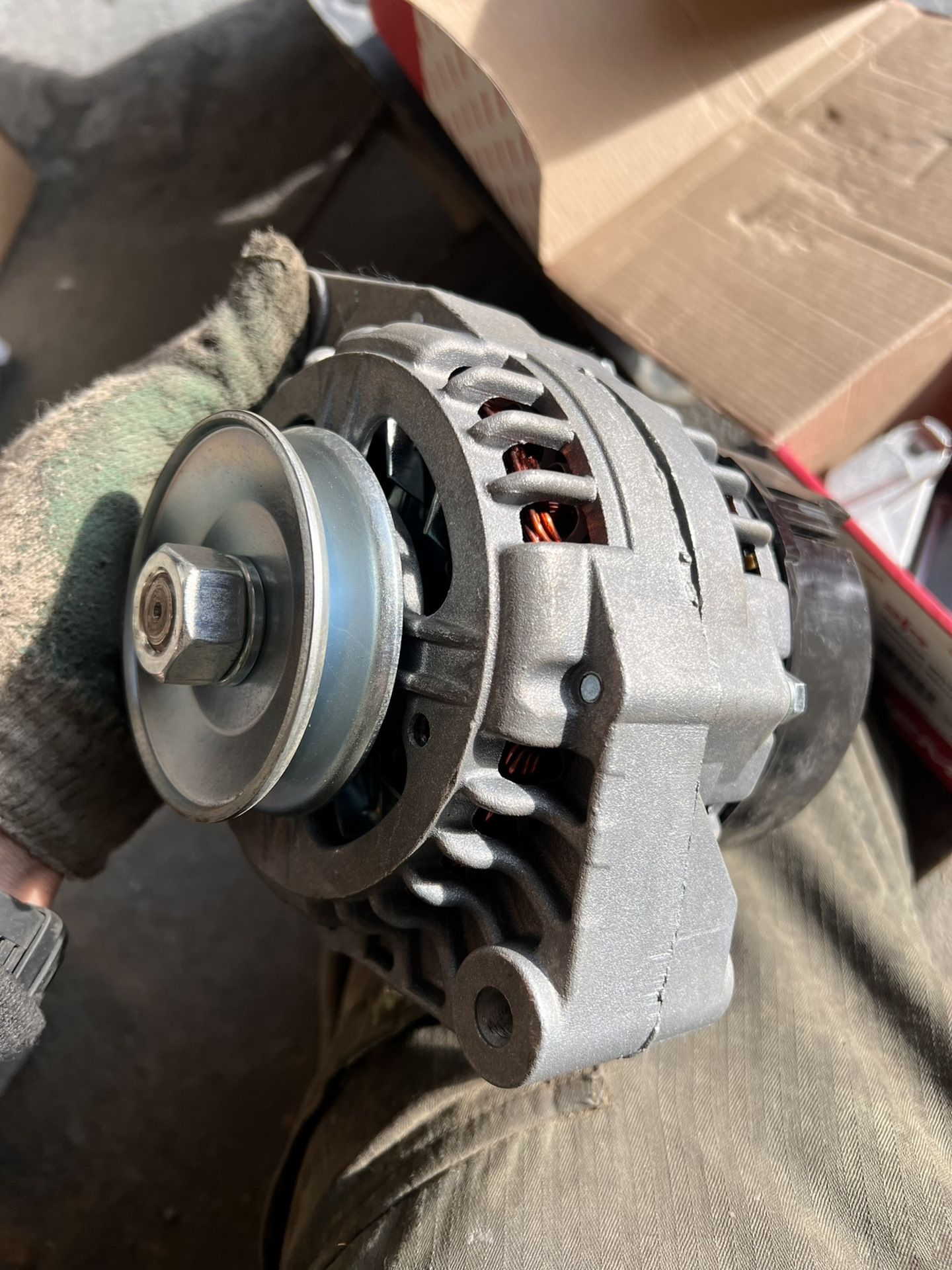 Генератор КЗАТЕ НИВА 140 АМПЕР, вентилятор Luzar LFC0103 — Lada 210740 ...