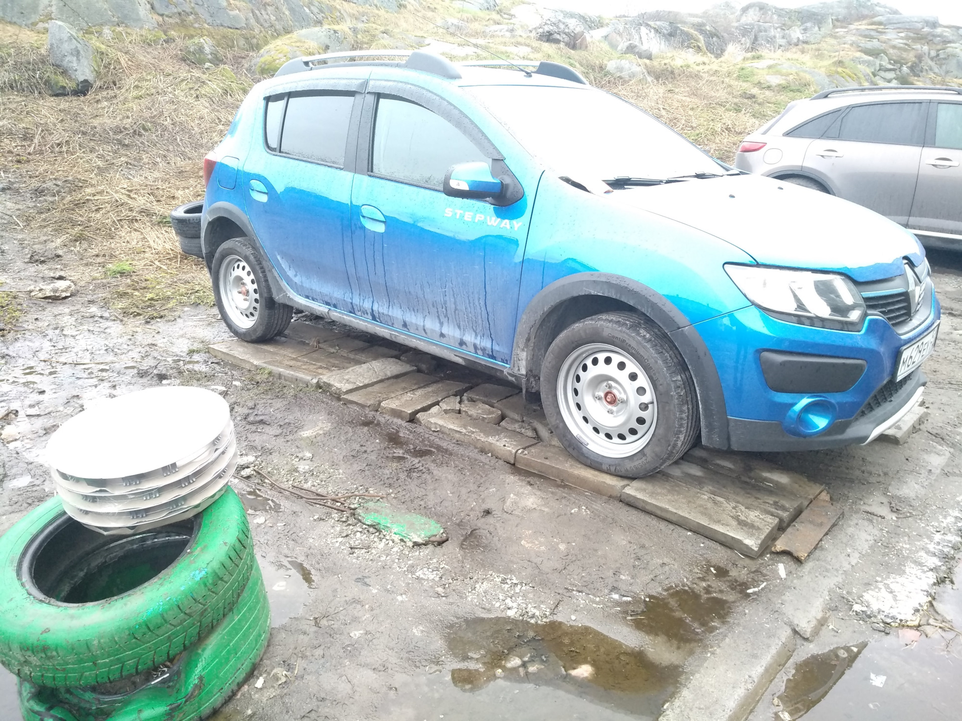 Стальные колесные диски на лето R16 — Renault Sandero Stepway (2G), 1,6 ...