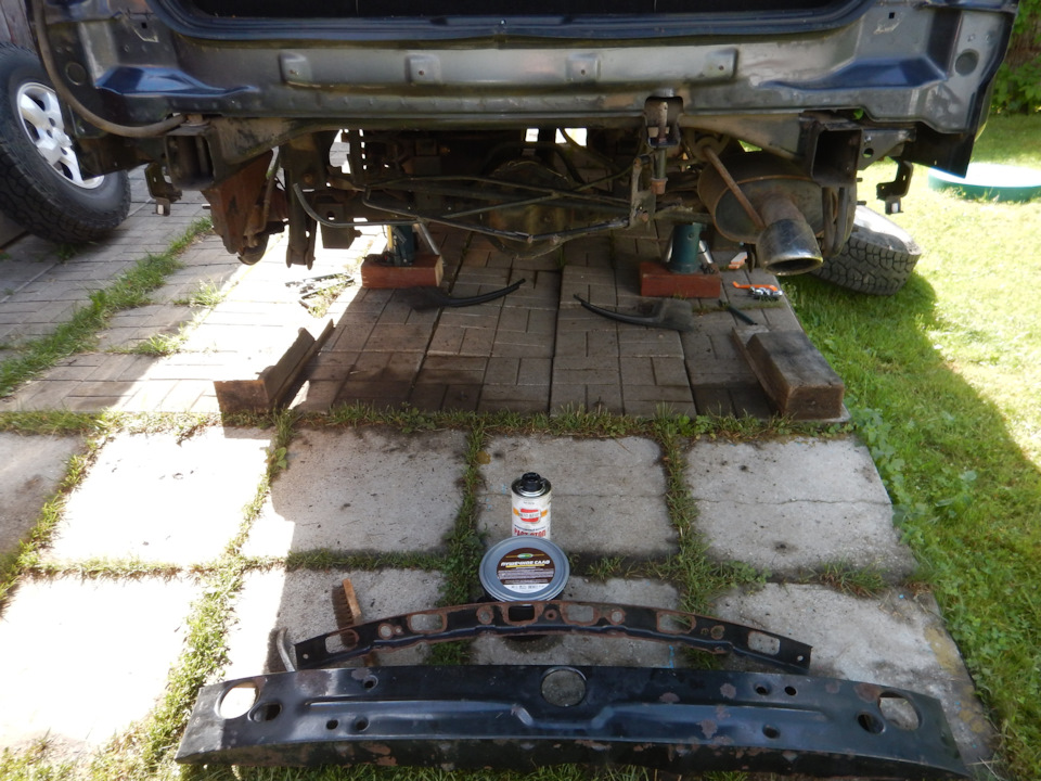 Антикор пушечное сало + rust stop — SsangYong Kyron, 2,3 л, 2013 года ...