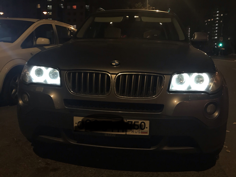 Ангельские глазки — BMW X3 (E83), 2,5 л, 2010 года | тюнинг | DRIVE2