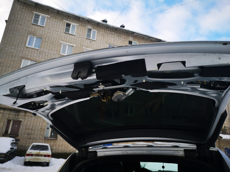 § 154. Задний дворник. Часть 1 — Volkswagen Touareg (1G), 3,2 л, 2004 ...