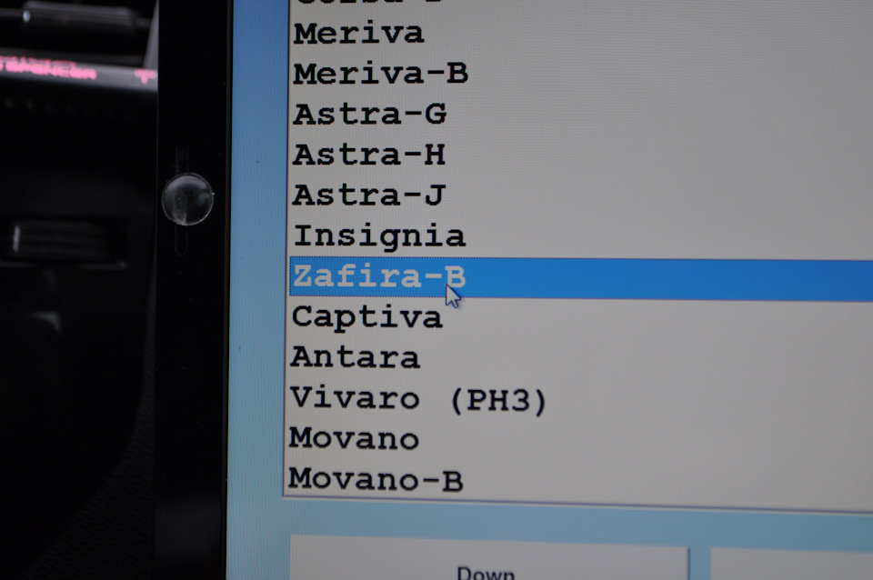 Фото в бортжурнале Opel Zafira B