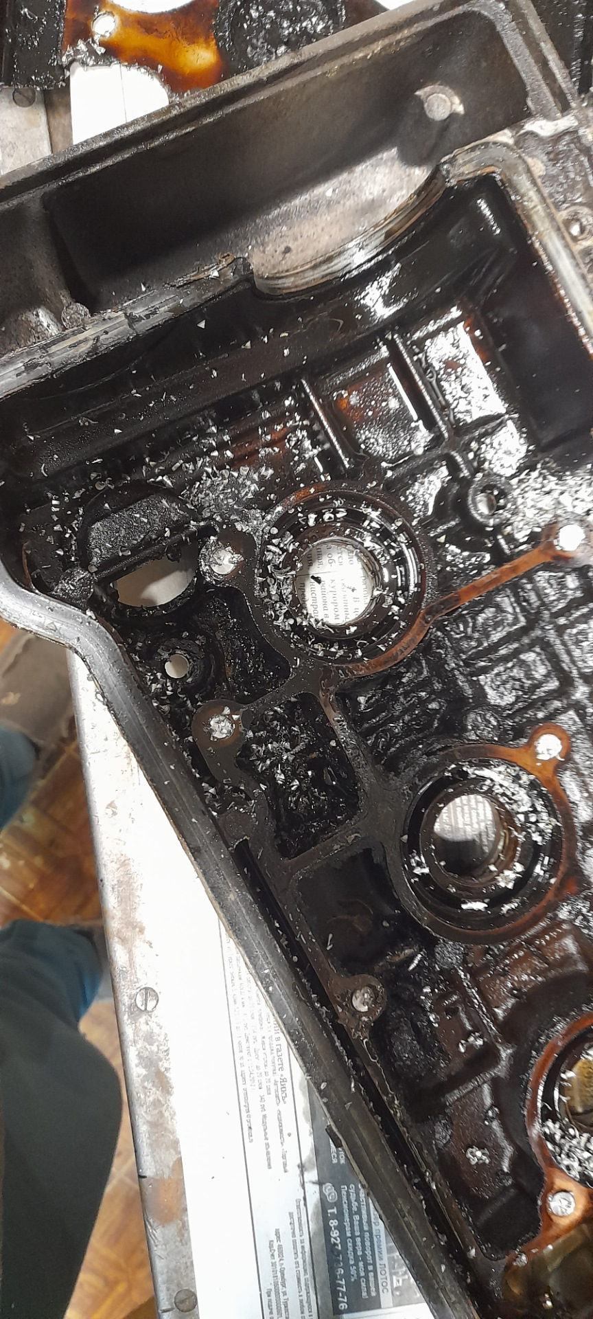 Чистка клапанной крышки(случайно) — Toyota Corolla (100), 1,5 л, 1993 ...