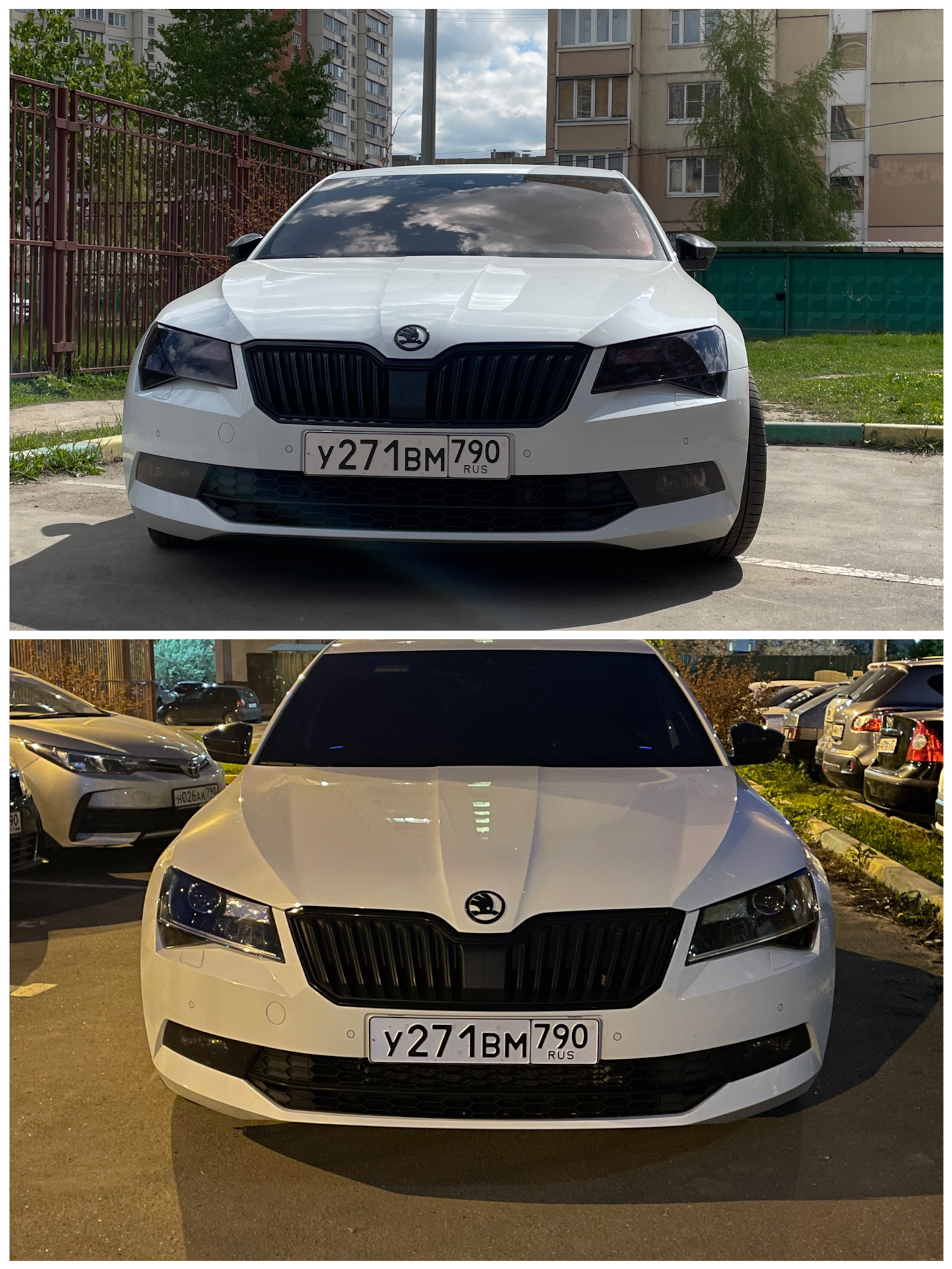 Защита фар. Фотохромный полиуретан. — Skoda Superb Mk3, 2 л, 2018 года |  стайлинг | DRIVE2