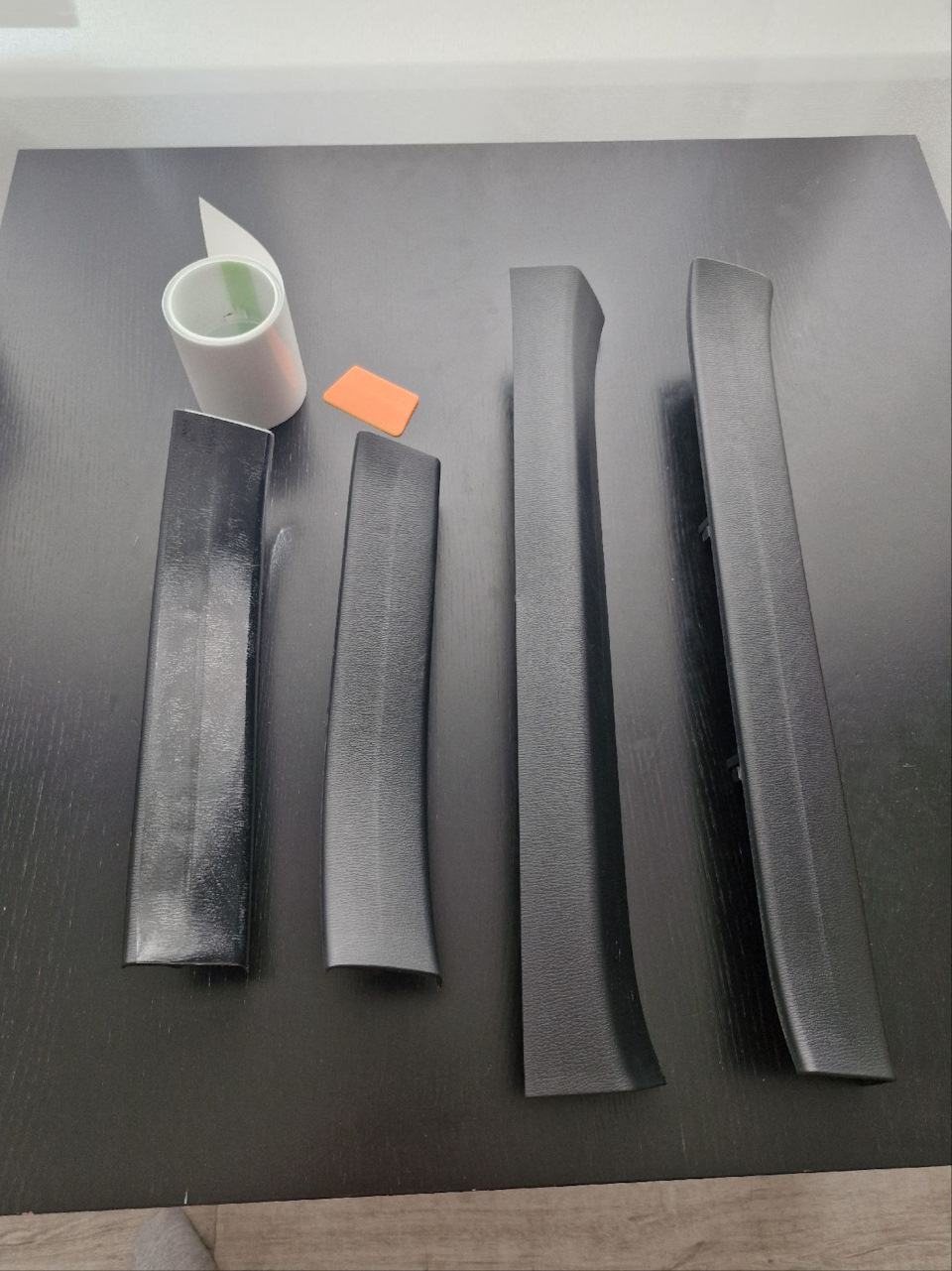 Оклейка порогов пленкой — Mazda 3 (3G) BM, 1,5 л, 2014 года | своими ...