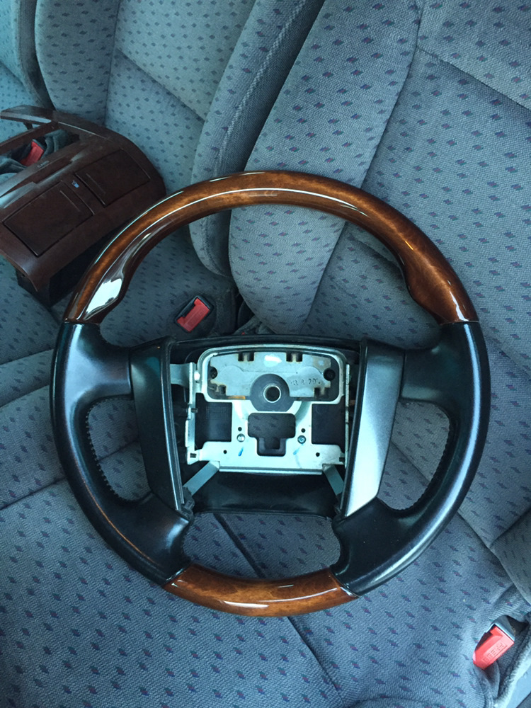 Вставки из дерева в Руль — SsangYong Rexton (1G), 2,9 л, 2004 года ...