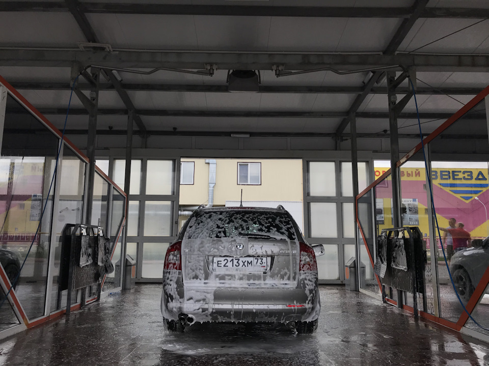 40) Лип спойлер на Приору. — Lada Приора хэтчбек, 1,6 л, 2008 года ...