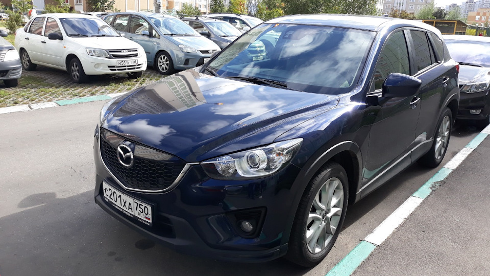 Deep crystal blue маркировка цвета Mazda CX-5 (1G) 2.5 бензиновый 2014 DEEP CRYSTAL BLUE 2.5 на DRIVE2