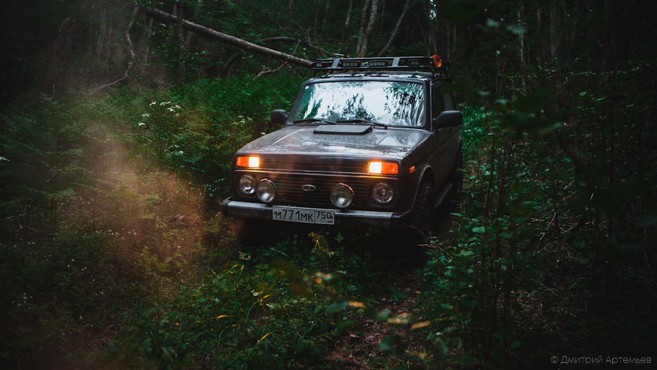 Нивка в лесу. - Lada 4x4 3D, 1,7 л, 2013 года покатушки DRIVE2