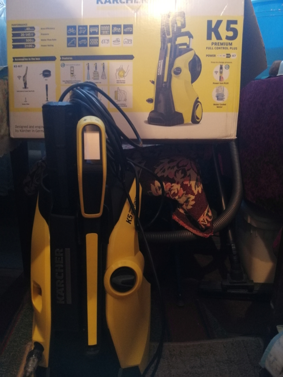 Вот такого звереныша подарили. Karcher k5 fc — Hyundai Solaris (1G), 1 ...