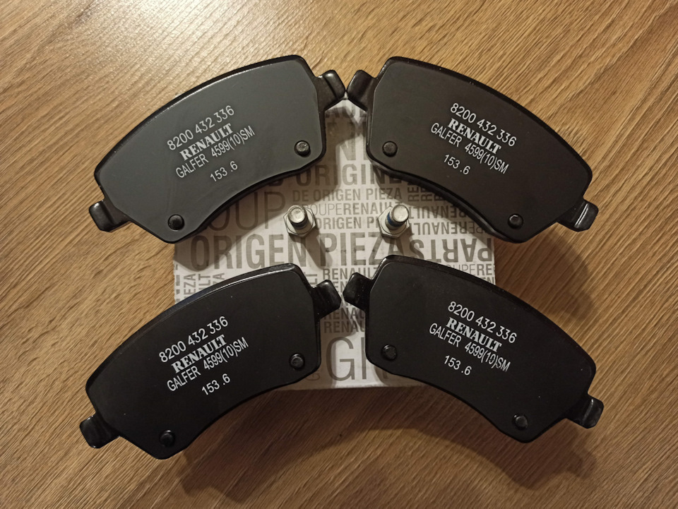 8200432336 Колодки тормозные RENAULT | Запчасти на DRIVE2
