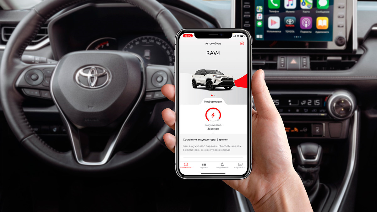 Функции toyota connected services