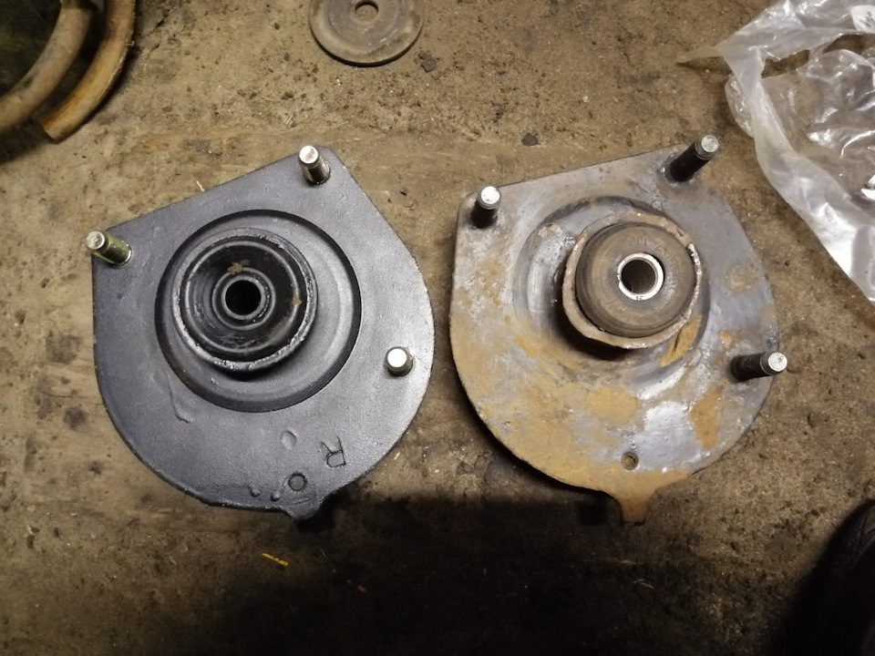 Замена задних стоек, опорников и установка пружин ваз 2110 — Mazda 323 ...