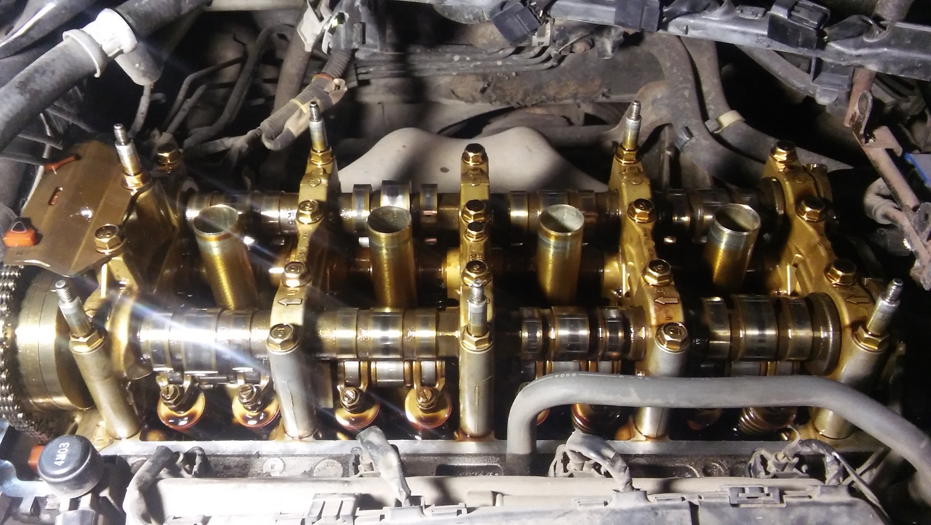 Переход на другое масло и замена прокладки — Honda Accord (7G), 2,4 л ...