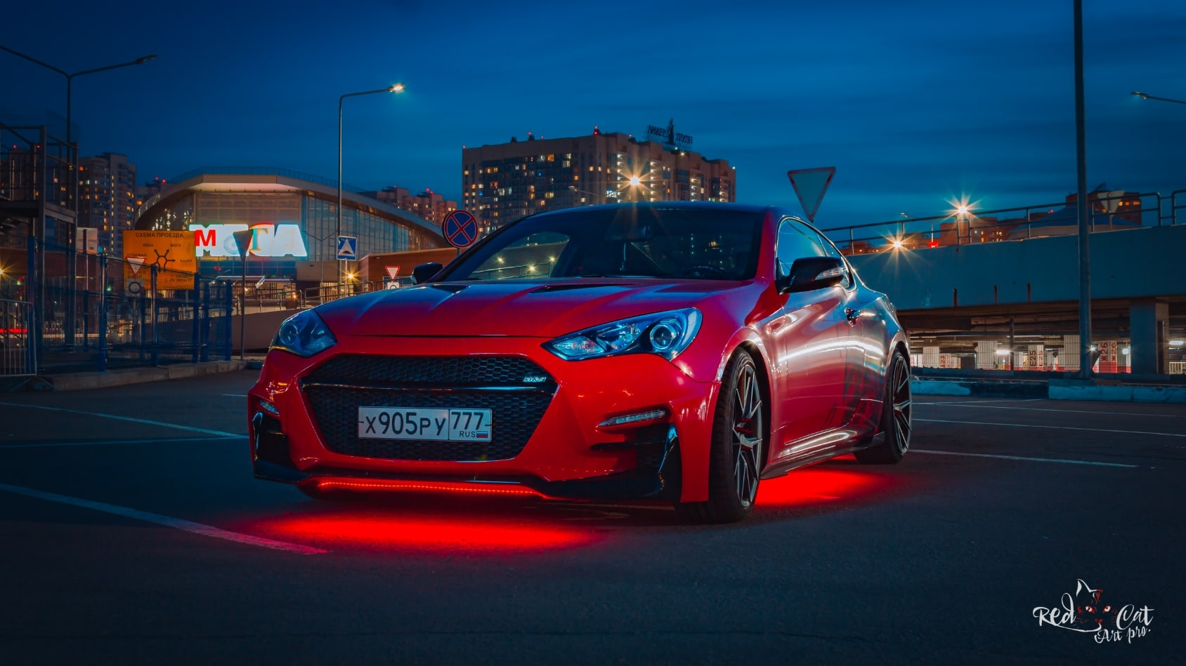 Hyundai Genesis Coupe Tuning подсветка