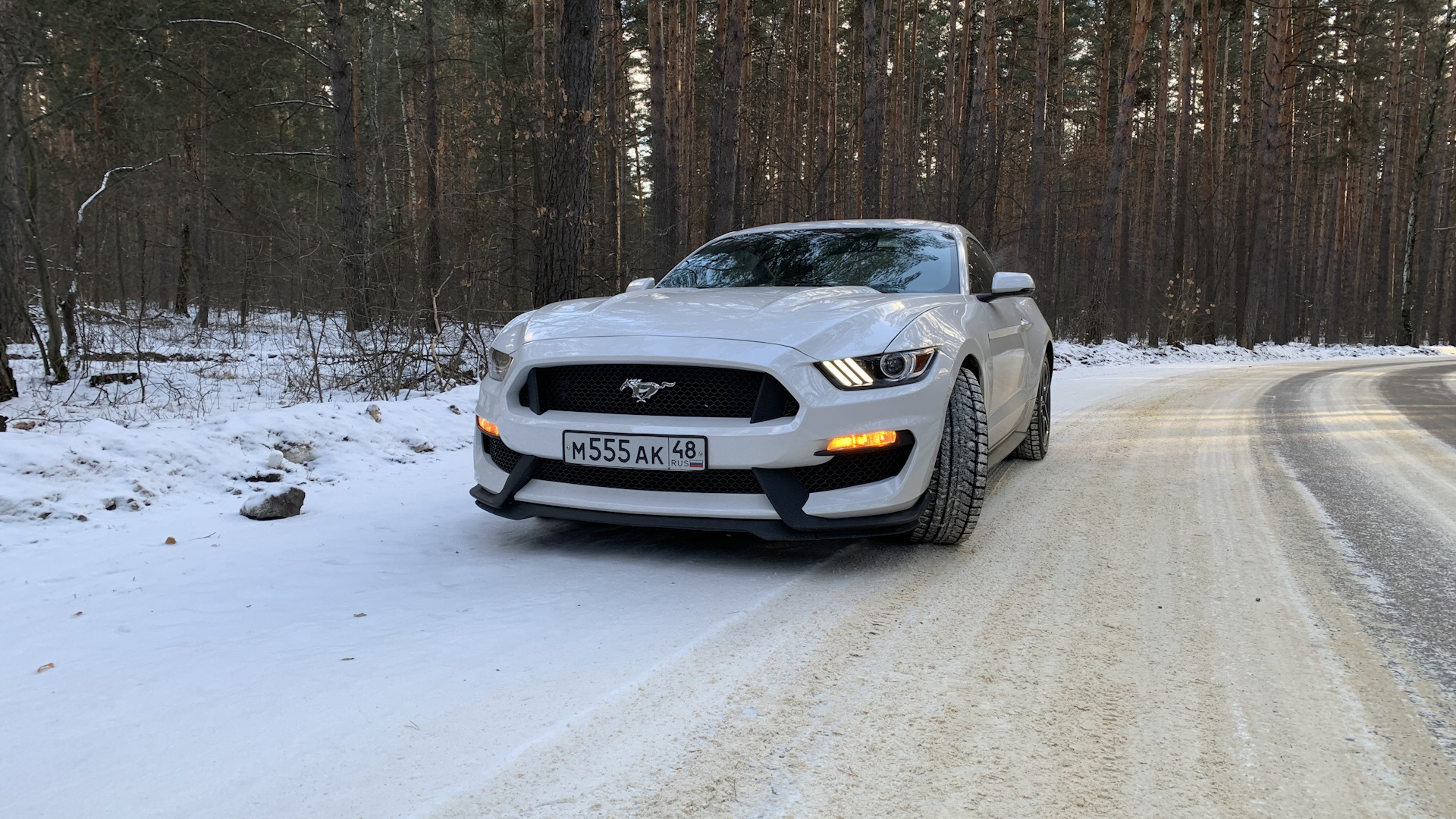 Ford Mustang (6G) 2.3 бензиновый 2017 | Белый-жемчуг на DRIVE2