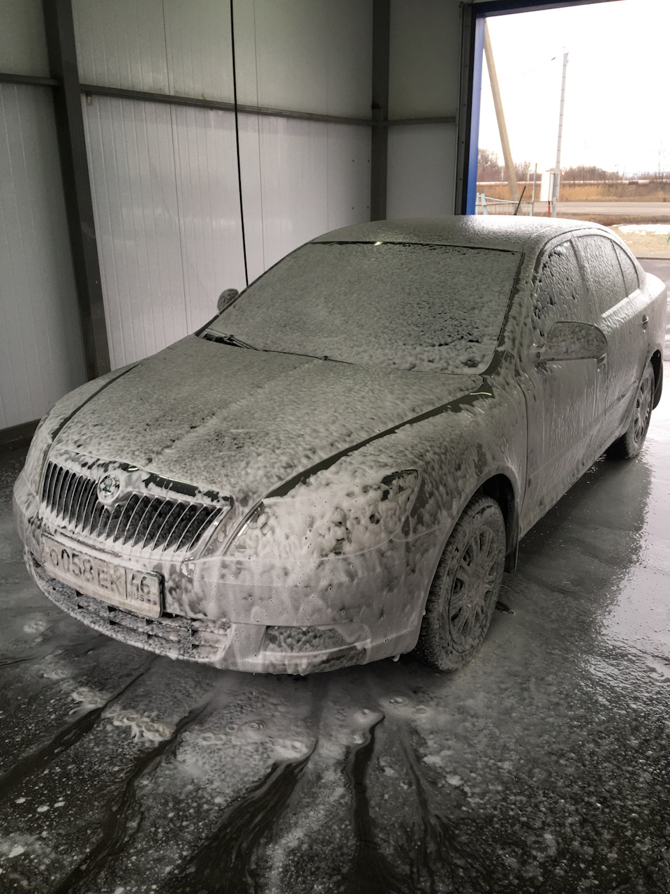 Помыл 1-й раз — Skoda Octavia A5 Mk2, 1,8 л, 2012 года | мойка | DRIVE2