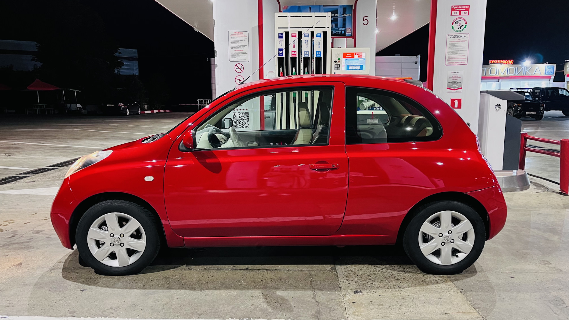 Nissan Micra (K12) 1.4 бензиновый 2005 | Маленькая красненькая на DRIVE2