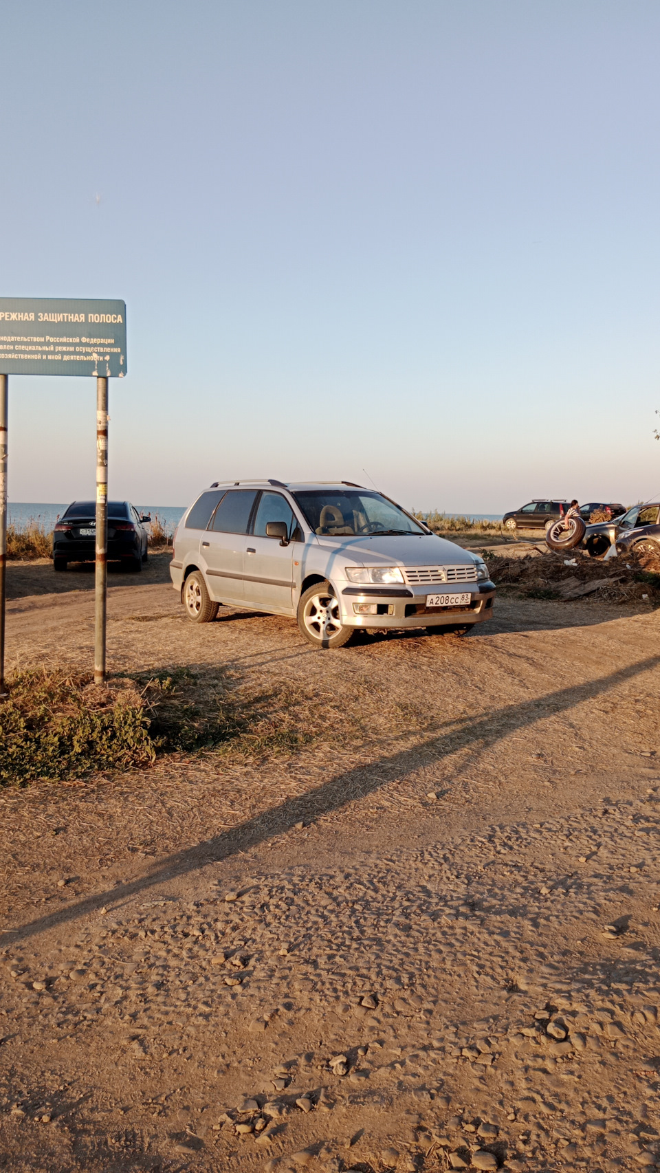 Море, море…) Должанская, Ейск, Ростов, Лога парк. 1700км — Mitsubishi  Chariot (3G), 2,4 л, 2002 года | путешествие | DRIVE2