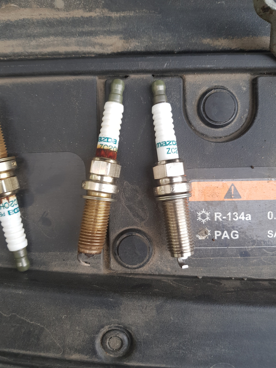 Замена свечей зажигания — Mazda 6 (3G) GJ, 2 л, 2015 года | плановое ТО ...