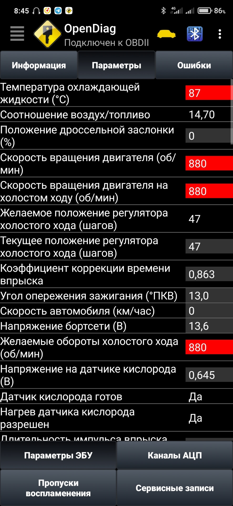 Проблема с оборотами — Lada 2114, 1,5 л, 2004 года | просто так | DRIVE2