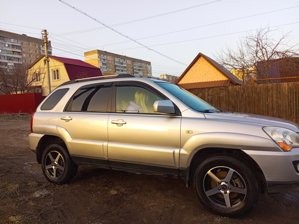 Новые диски на лето — KIA Sportage (2G), 2 л, 2009 года | колёсные ...