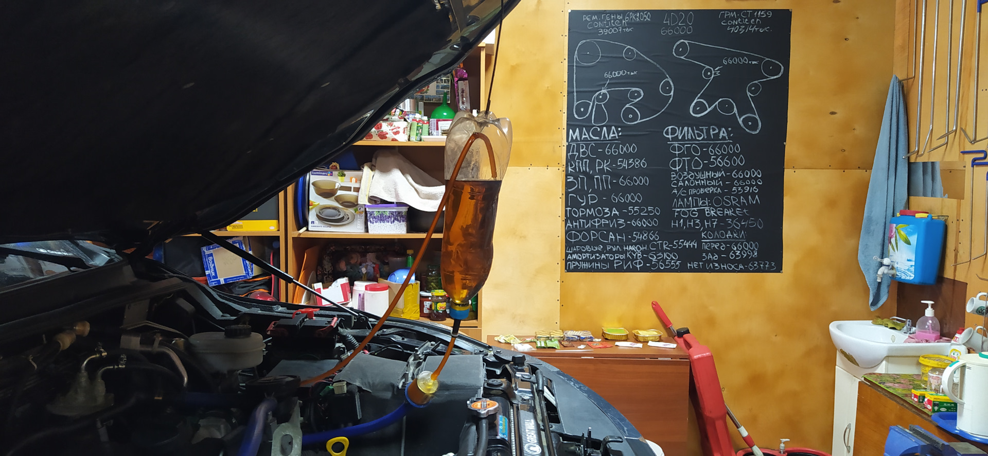 Безразборная промывка дизельной топливной средством ML102 LAVR SERVICE ...