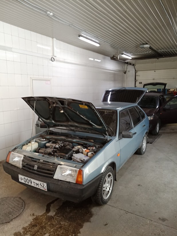 Замена аккумулятора.Тюмень Премиум 64а/ч 620А EN — Lada 21093i, 1,5 л ...