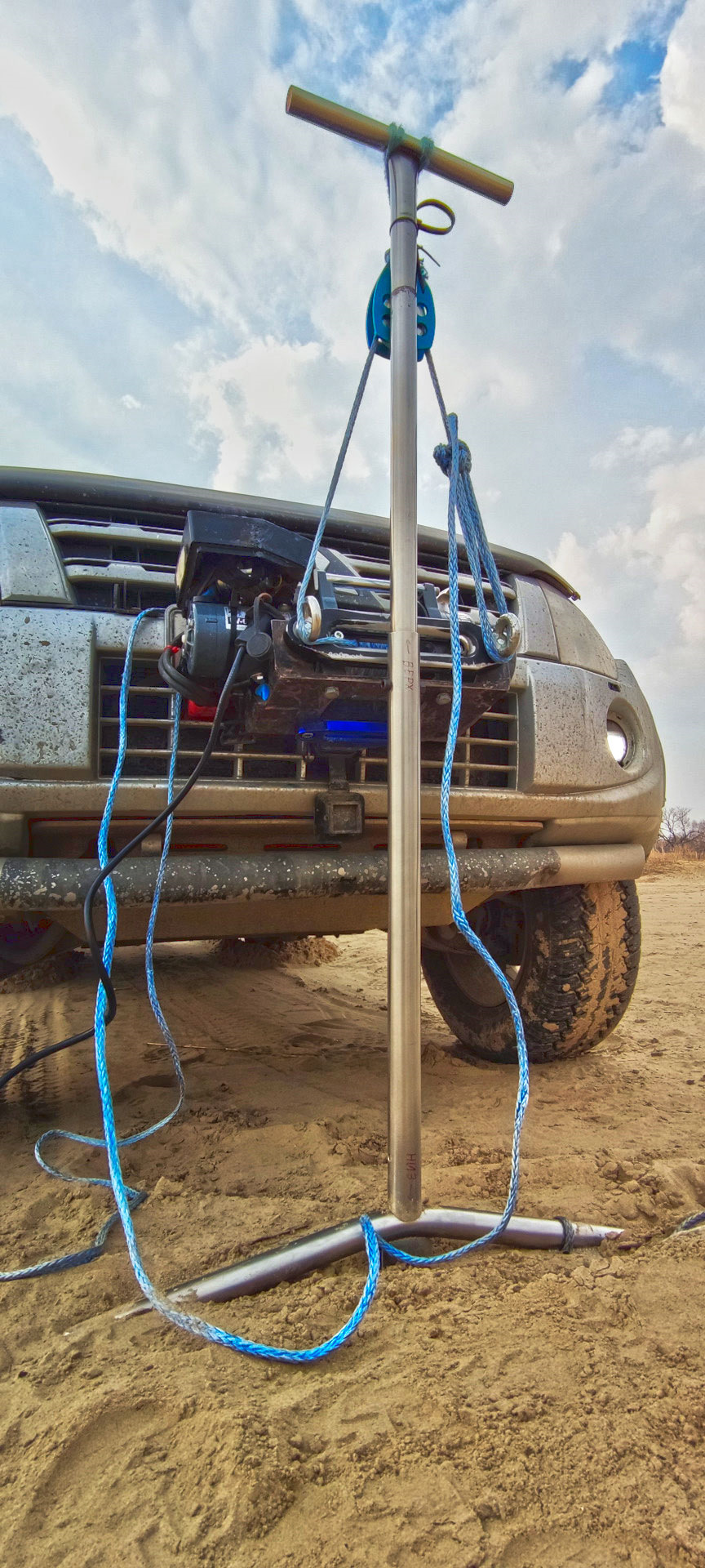 крепление троса к барабану — Mitsubishi Pajero (4G), 3 л, 2011 года ...