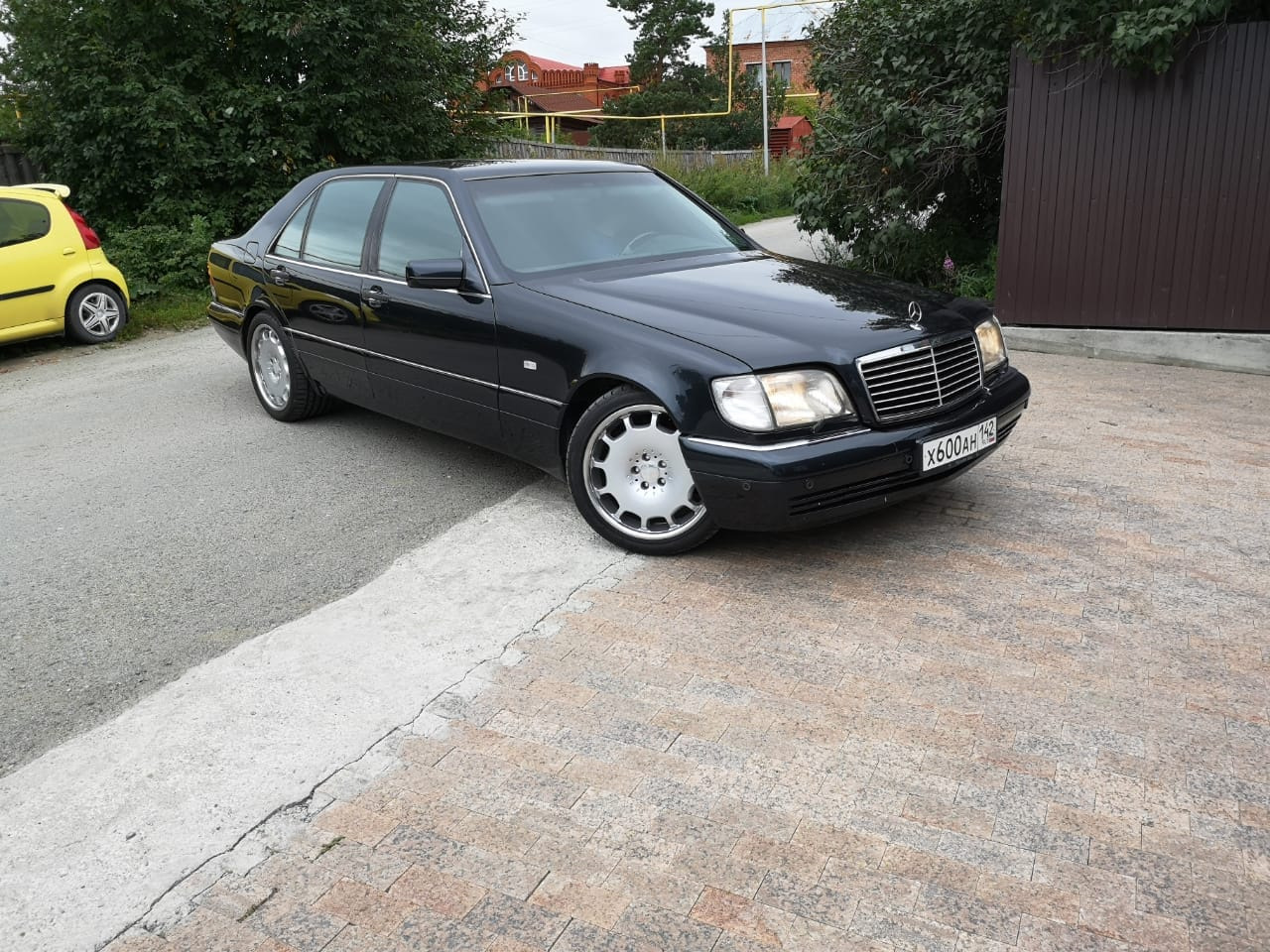 Mercedes w140 на дисках AMG