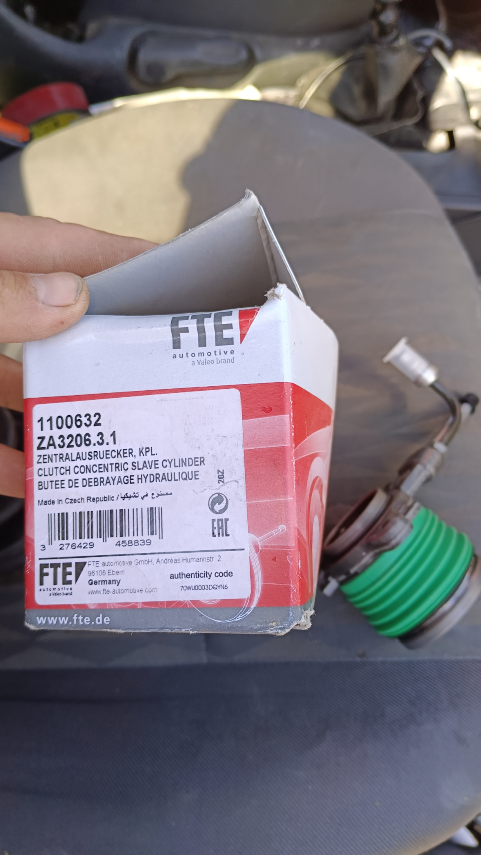 Выжимной подшипник FTE — Ford Galaxy (Mk II), 2,3 л, 2001 года ...