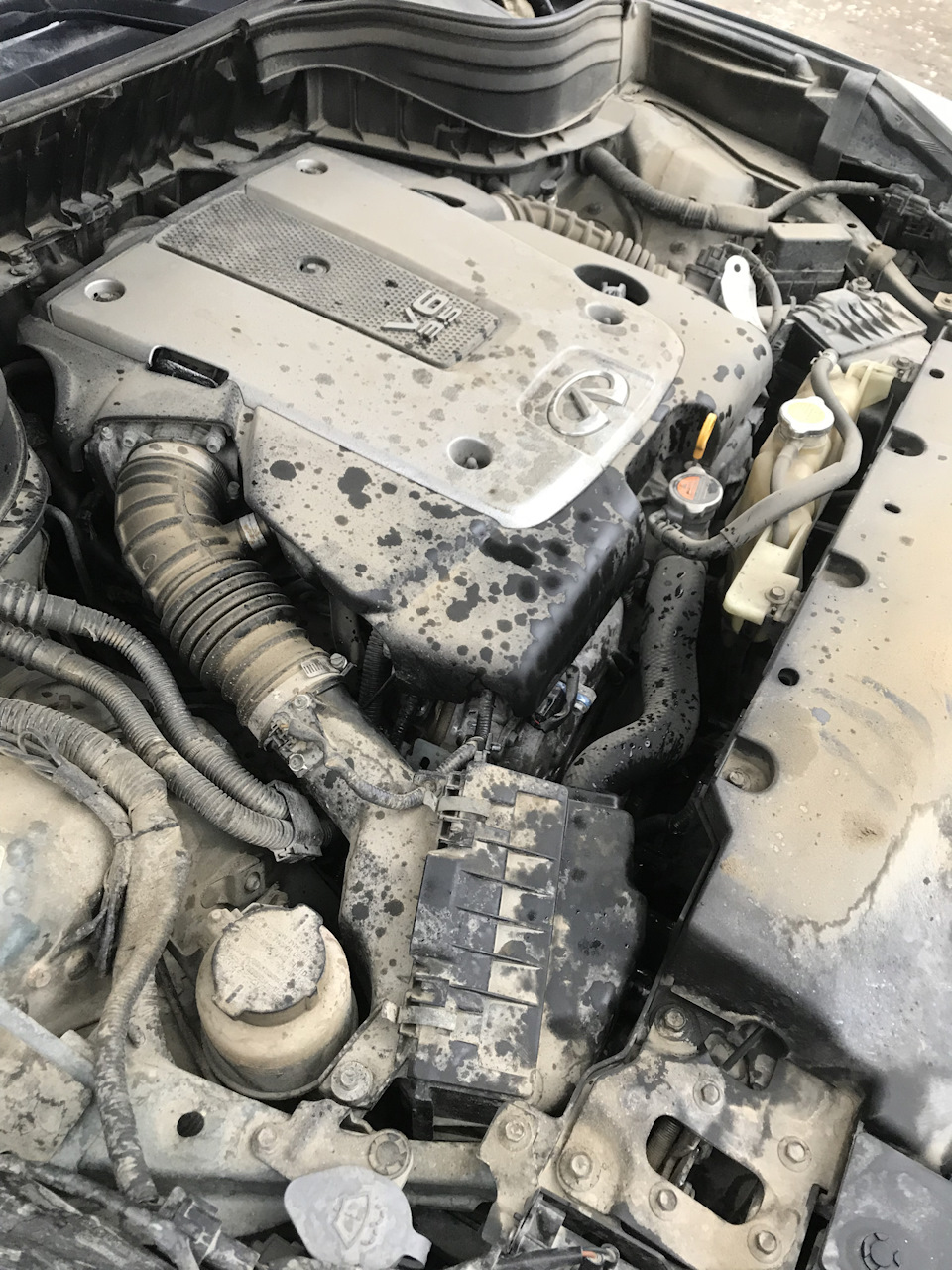 Лопнул радиатор — Infiniti EX, 3,5 л, 2008 года | поломка | DRIVE2