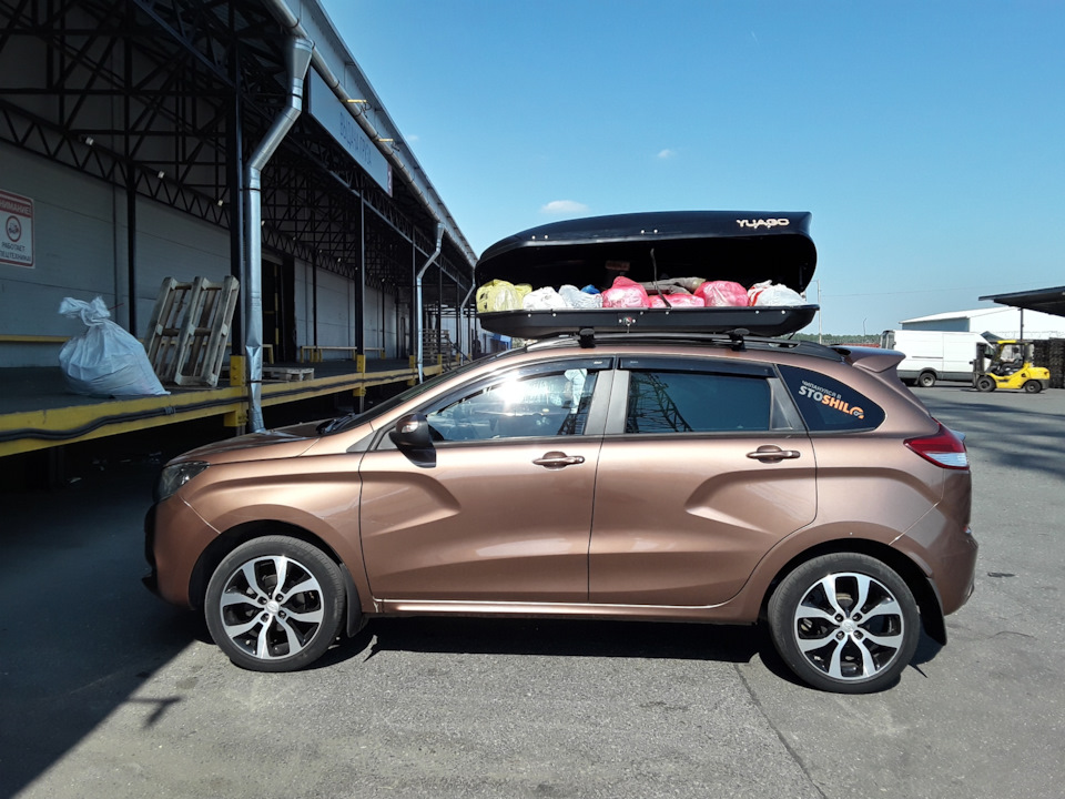 Наконец-то проблема малого штатного багажника решена и салоном можно пользоваться по предназначению не ставя рекорды вметимости не имея возможность никого посадить — Lada XRAY