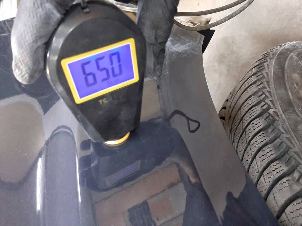 Отремонтированное заднее крыло. — Ford Focus Hatchback III