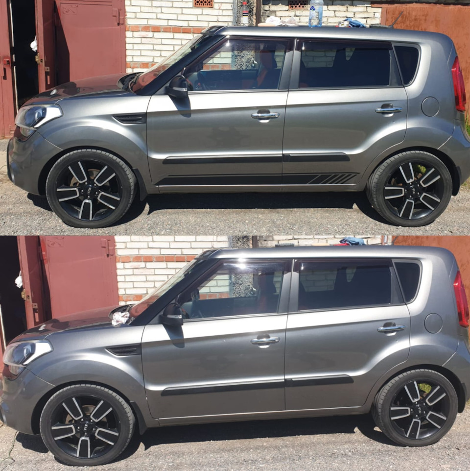 Наклейки (колхоз или нет) — KIA Soul (1G), 1,6 л, 2013 года | стайлинг |  DRIVE2