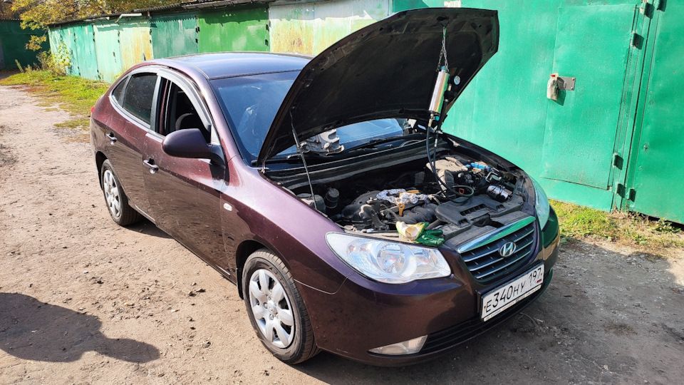 Hyundai Elantra j4 1.6 промывка форсунок/инжектора — Промывка форсунок ...