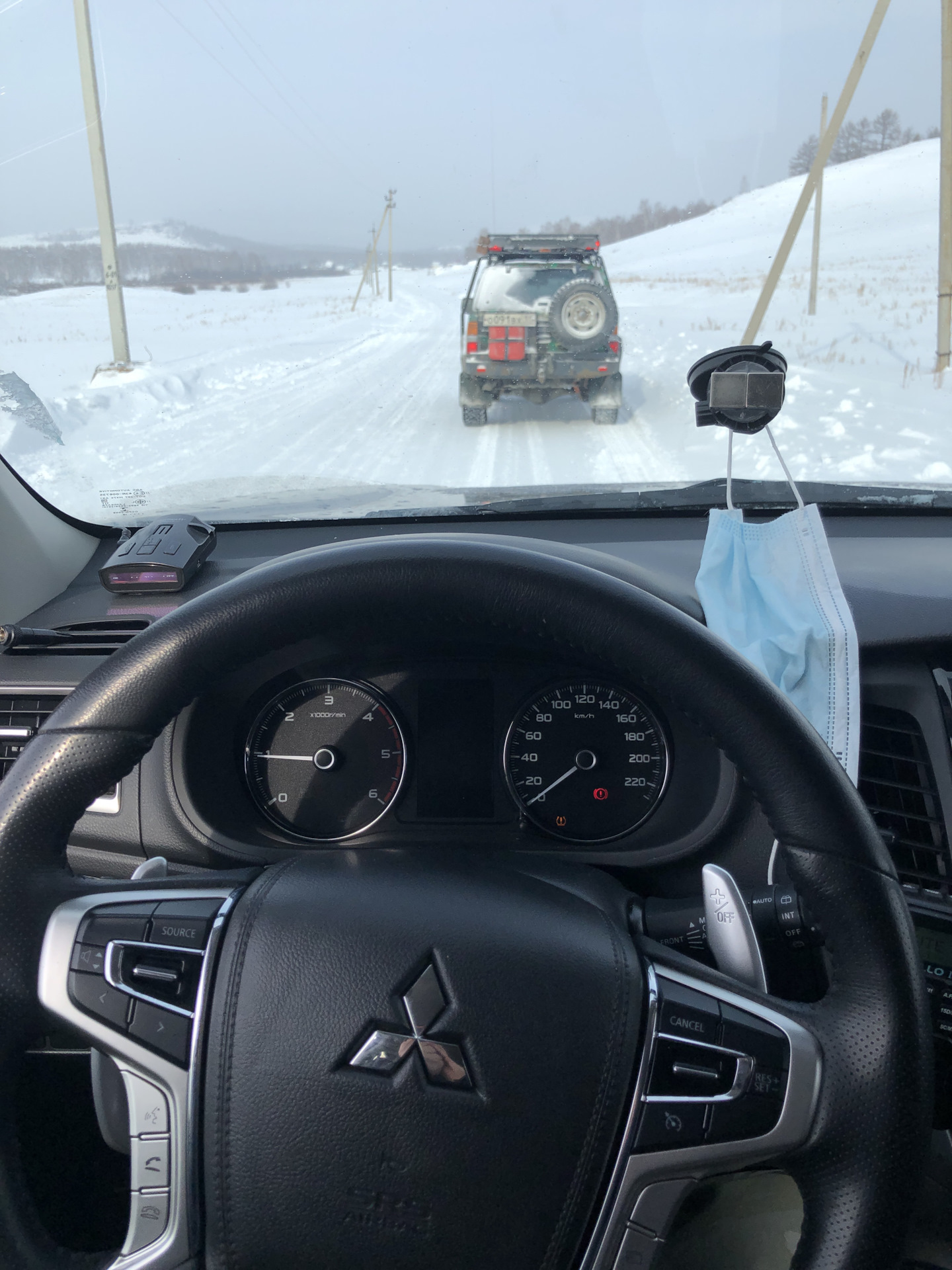 2021.03.08 Хребет Нурали. Offroad74. Треск в районе пассажирской подушки… —  Mitsubishi Pajero Sport (3G), 2,4 л, 2019 года | путешествие | DRIVE2