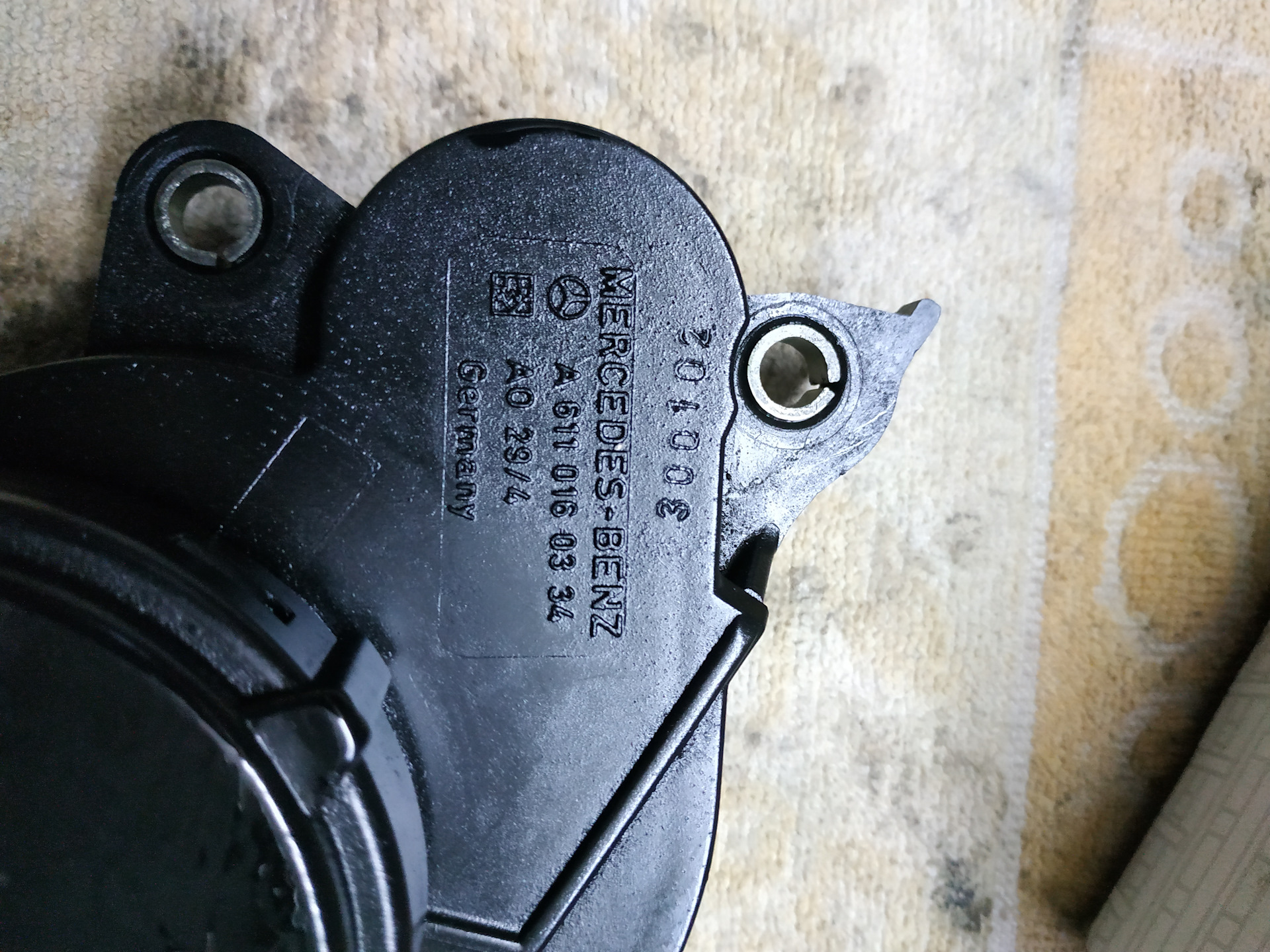 Замена сапуна на 2.7cdi — Mercedes-Benz M-Class (W163), 2,7 л, 2002 ...