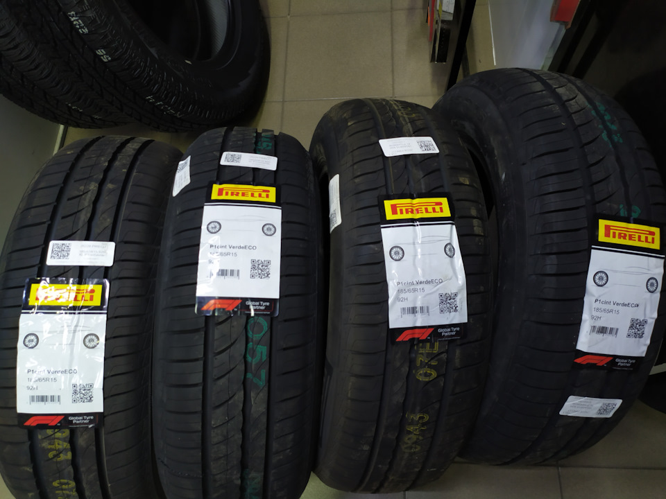 Новая летняя резина Pirelli Cinturato P1 Verde — Ford Fiesta Sedan, 1,6 ...