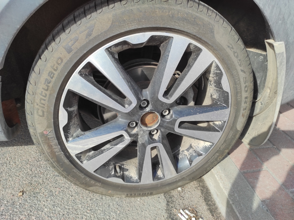 Потеря потерь… Заглушка диска покинула чат — Lada Vesta SW Cross (1G ...