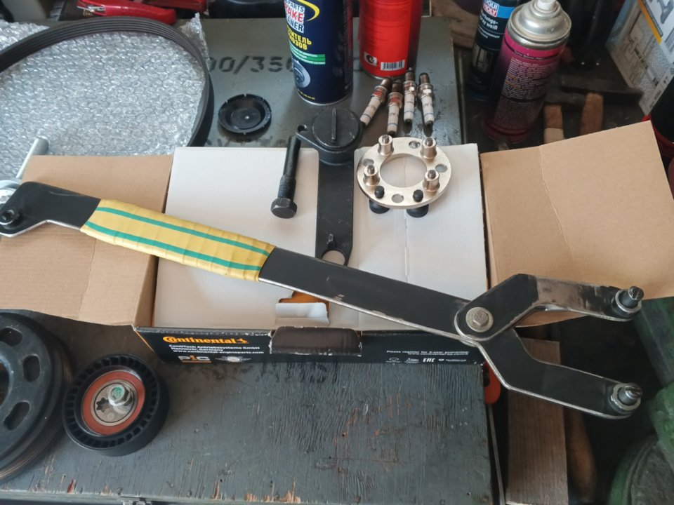 Замена ремня ГРМ на CWVA 1.6 — Volkswagen Polo Sedan, 1,6 л, 2016 года ...