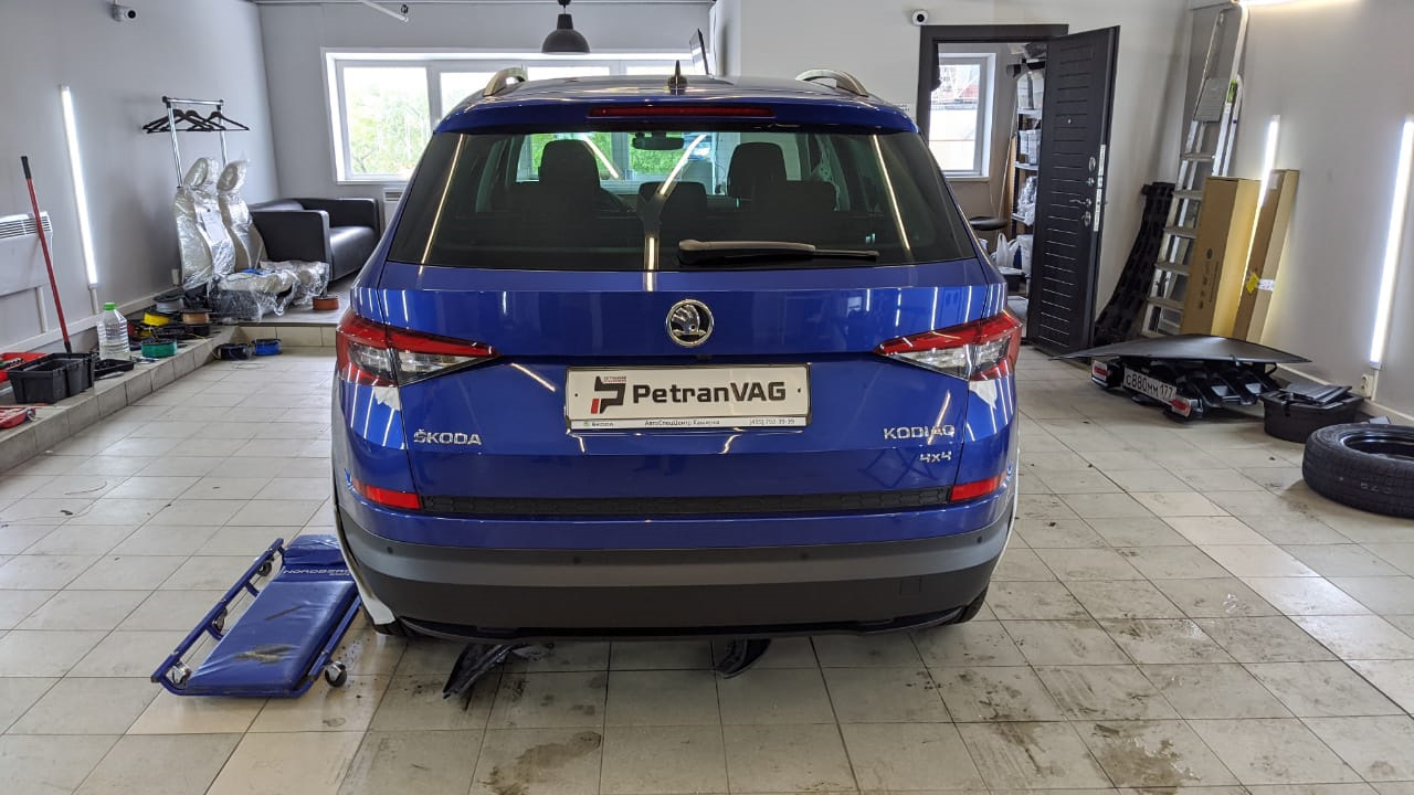 Установка электрофаркопа на Skoda Kodiaq 7м — PetranVAGservice на DRIVE2