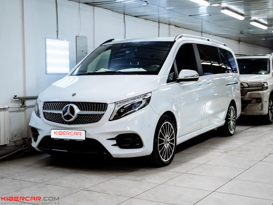 Установка штор в автомобиль Mercedes-Benz V-Класс — KiberCar (Киберкар ...