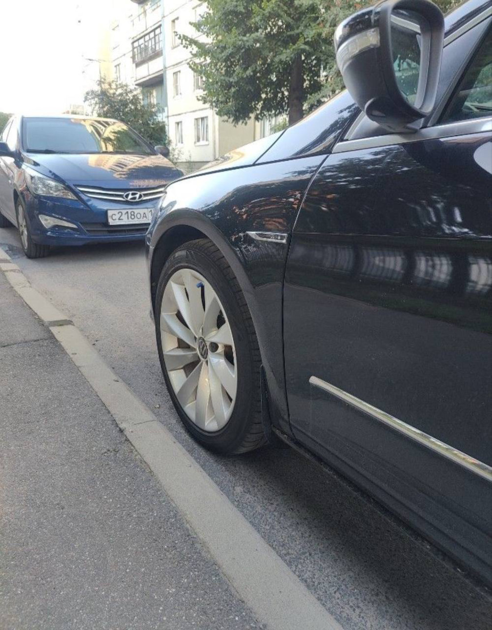 Passat CC брызговики — DRIVE2