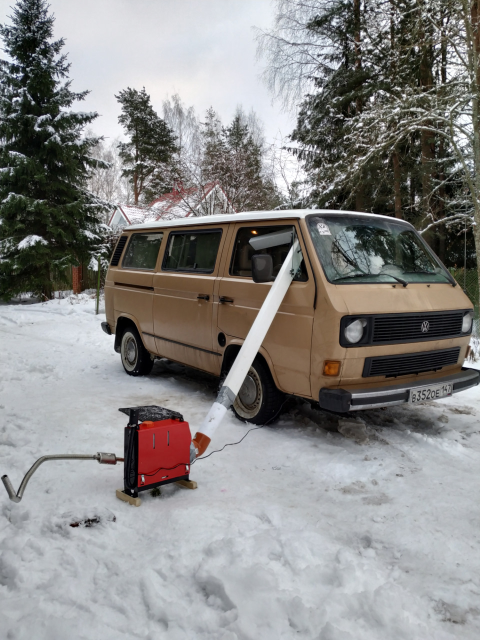 Дизельная автономка. Первый выезд и ночевка — Volkswagen Transporter T3,  1,8 л, 1986 года | аксессуары | DRIVE2