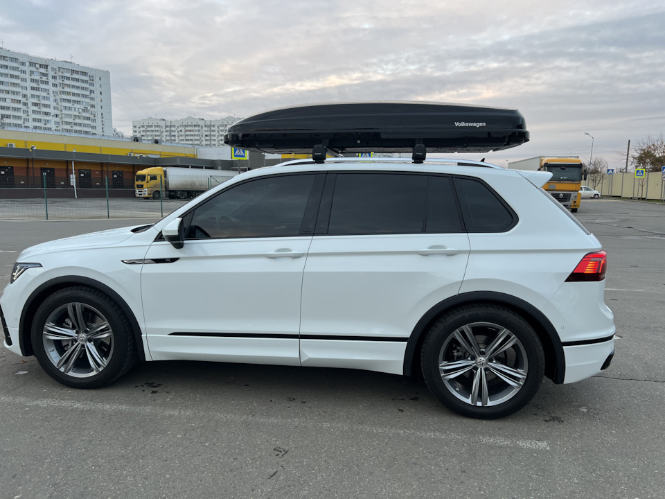 Доп пространство или лодка на крыше😂 — Volkswagen Tiguan (2G), 2 л ...