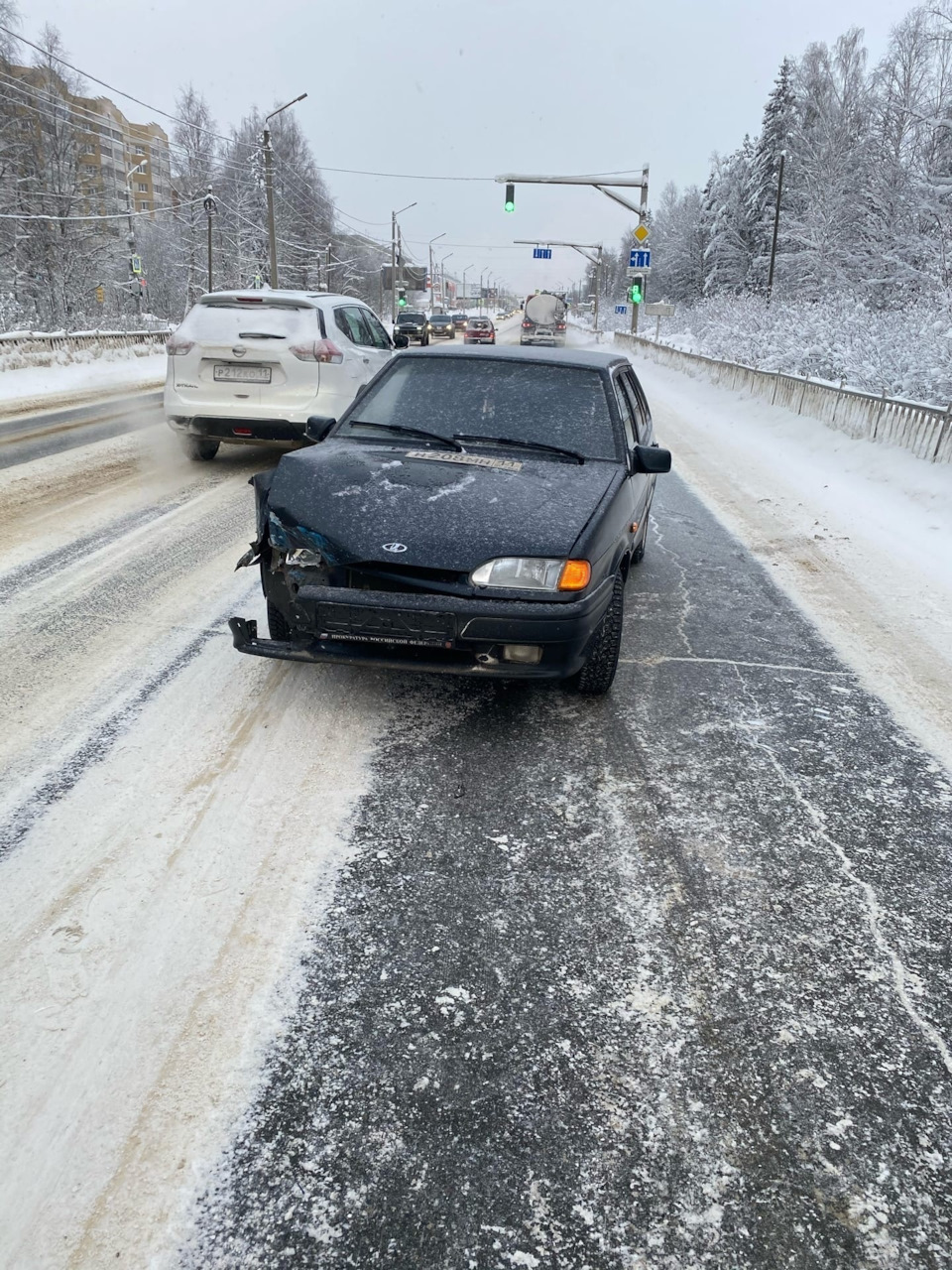 Машина продана и разбита — Lada 2114, 1,6 л, 2008 года | ДТП | DRIVE2