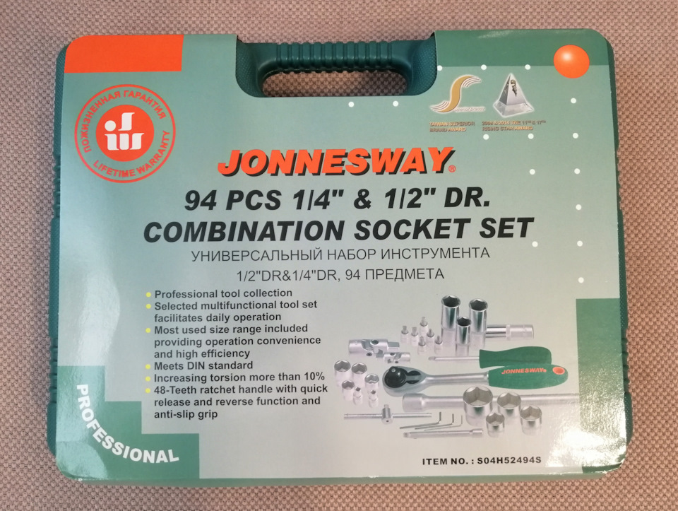 Набор инструмента JONNESWAY 94 предмета — Renault Koleos (1G), 2,5 л ...